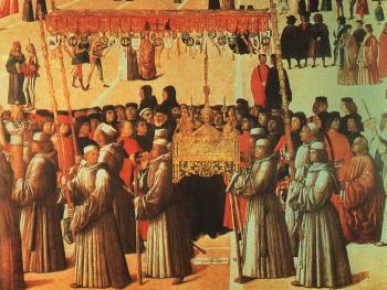 Gentile Bellini : Procession in the Piazza di San Marco